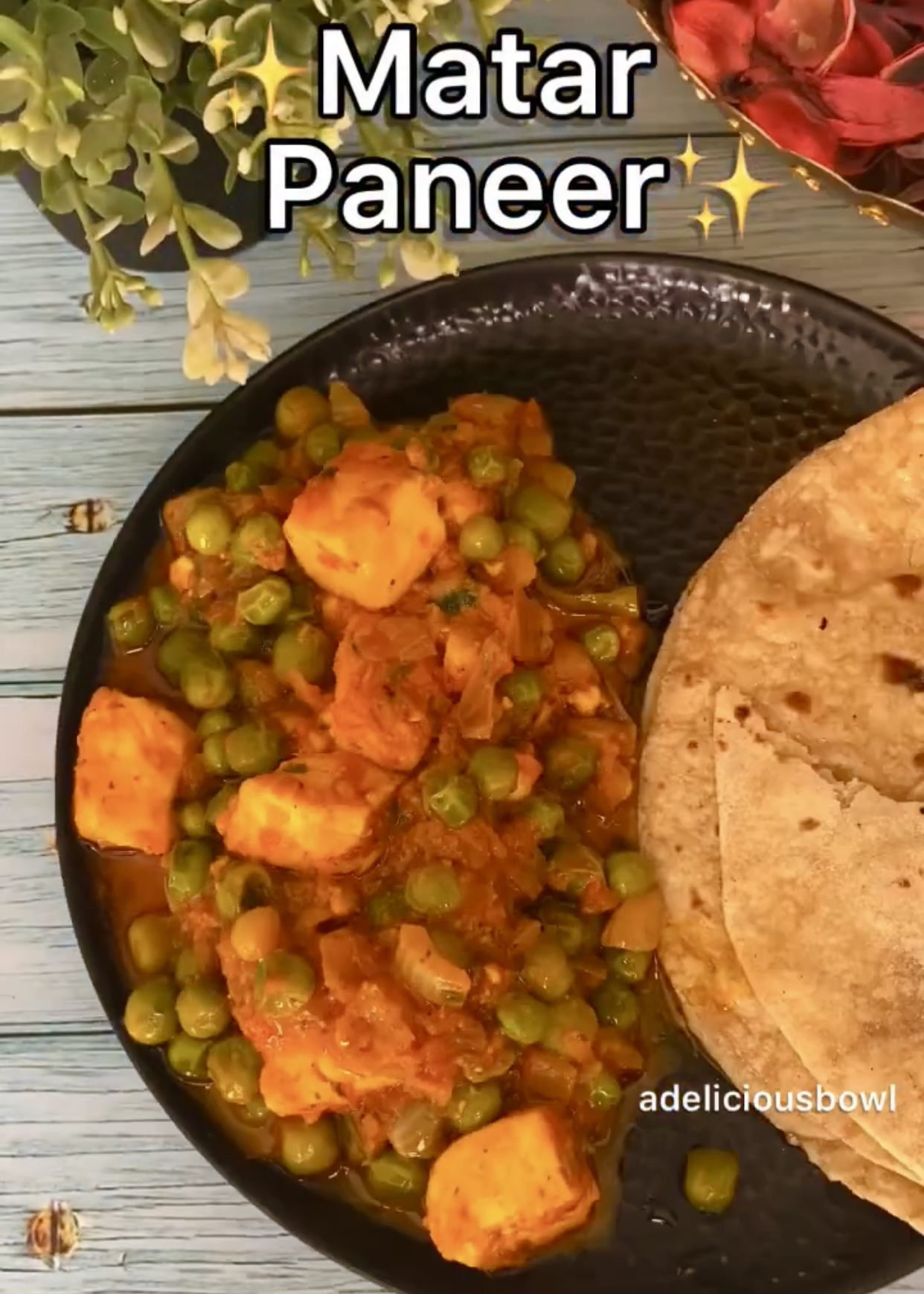 Matar Paneer Recipe