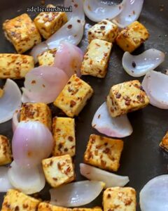 Paneer do pyaza