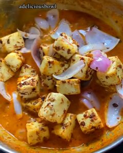 Paneer do pyaza