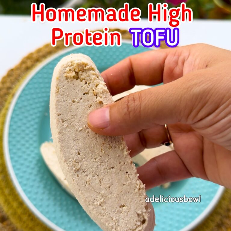 homemade tofu