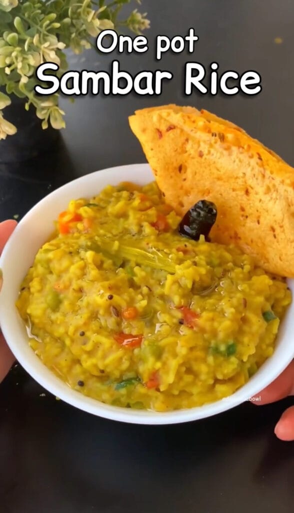 One Pot Sambar Rice